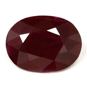RUBY FACETED 1.17ct RED Deep Red SI REST_OF_AFRICA HEATED