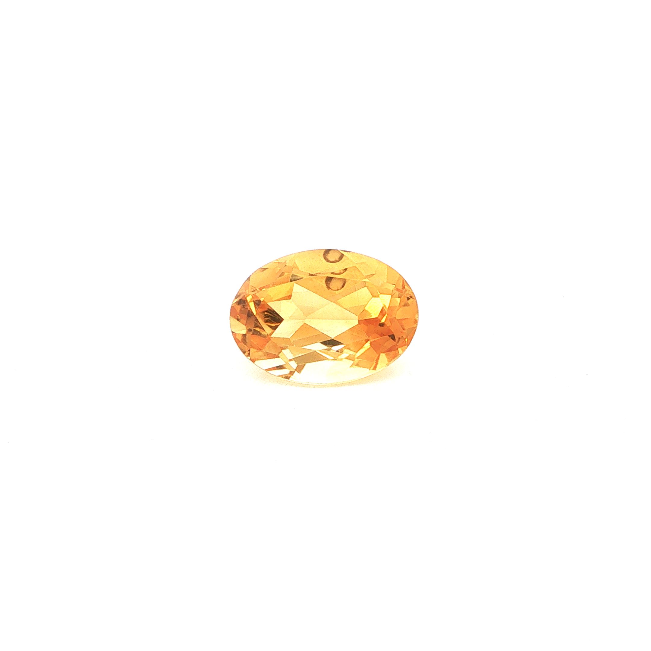 6.3 ct Oval citrine