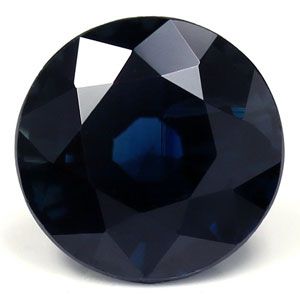 Szafir 1,10 ct, niebieski, szlif okrągły