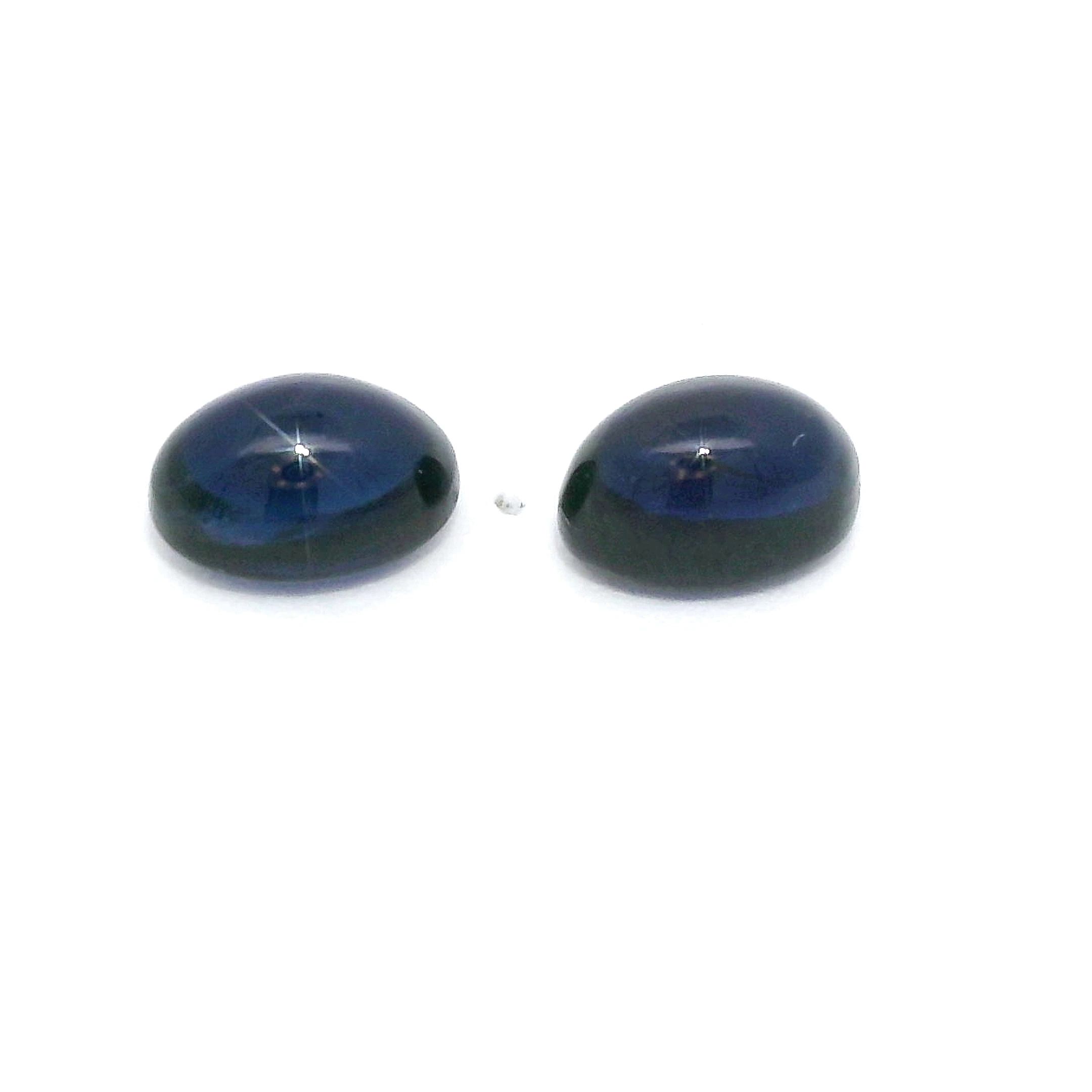 Szafir 2,01 ct, niebieski, kaboszon