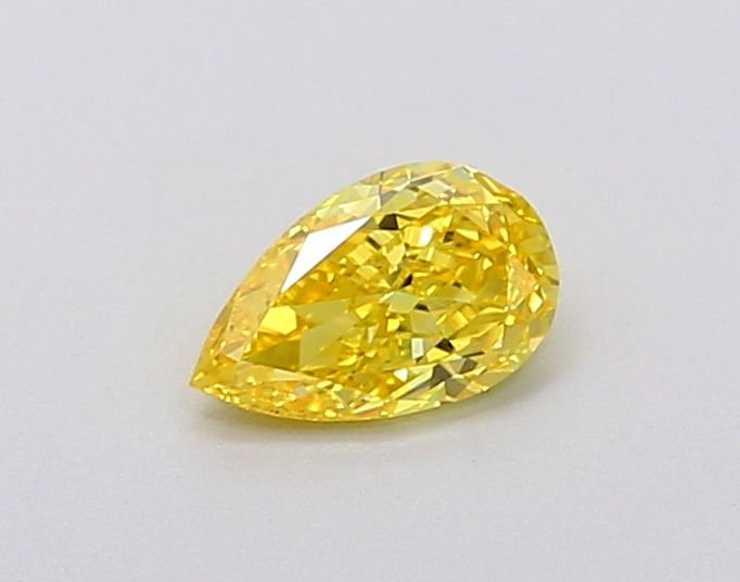 0.39 CT Fancy Vivid Yellow PEAR