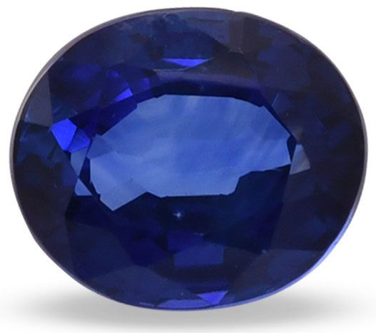 SAPPHIRE FACETED 3.04ct BLUE Blue EC SRILANKA HEATED