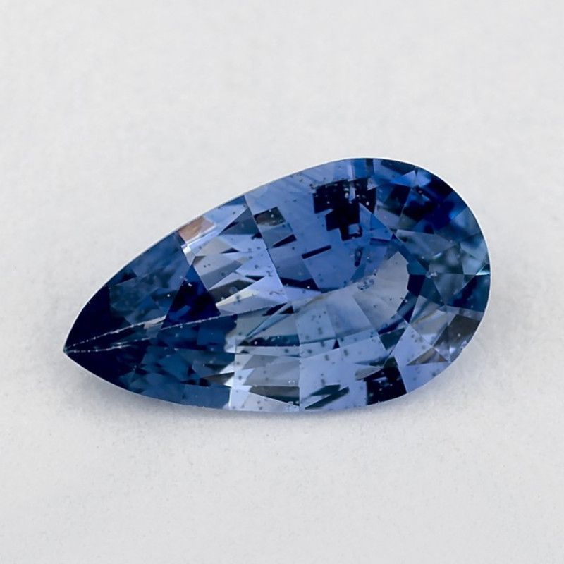 Szafir 1,19 ct, niebieski, szlif gruszka