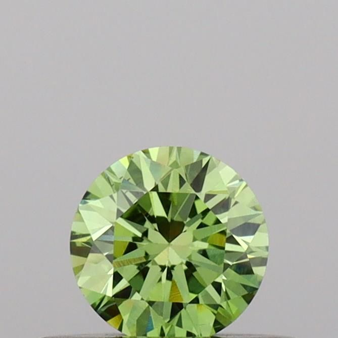 0.28 CT Fancy Vivid Green ROUND