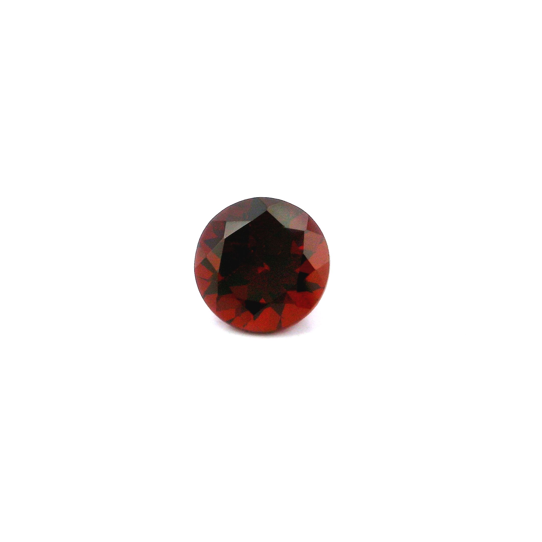 Granat 2,56 ct, czerwony, szlif okrągły