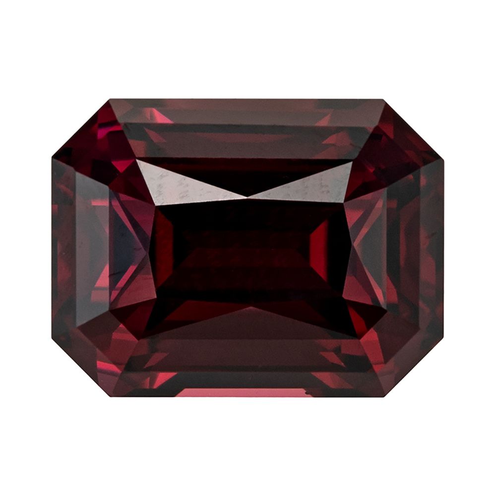 GARNET FACETED 5.44ct RED EC TANZANIA NONE