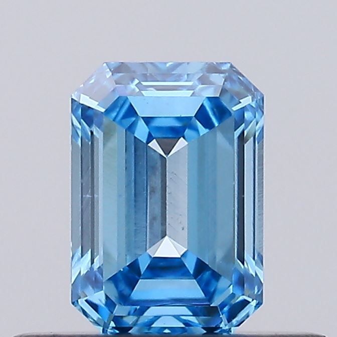 0.44 CT Fancy Vivid Blue EMERALD