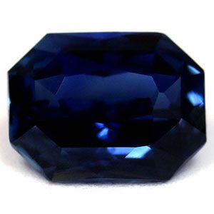 SAPPHIRE FACETED 1.97ct BLUE Intense Blue EC MADAGASCAR NONE