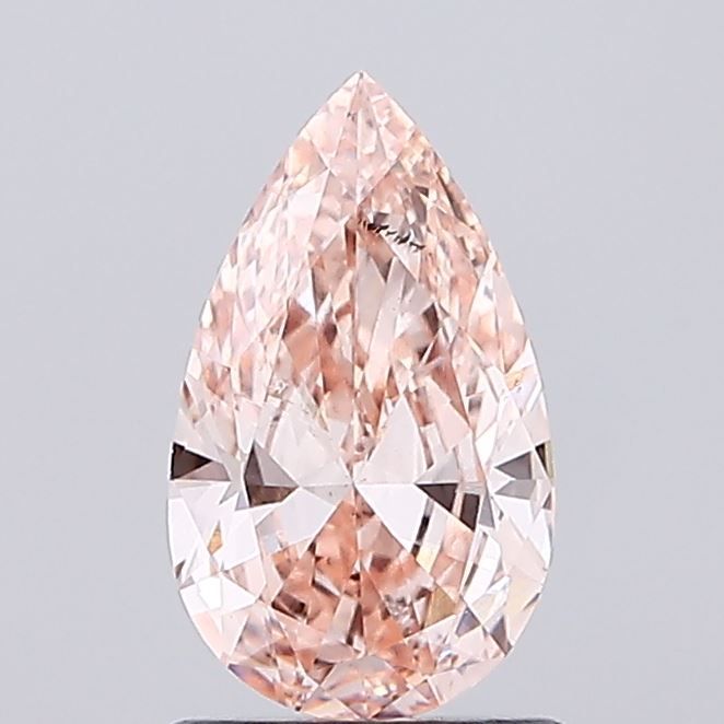 1.0 CT Fancy Brown Pink PEAR