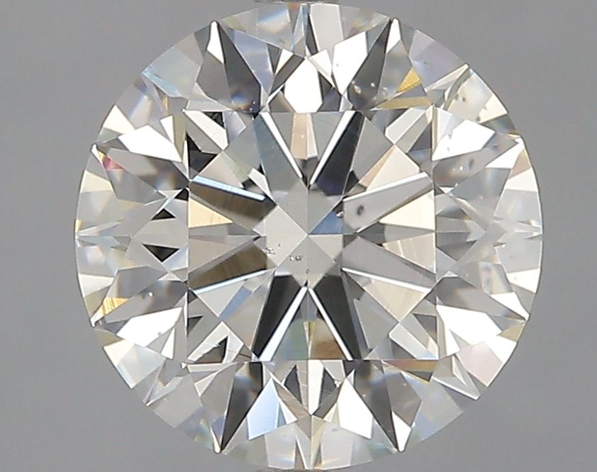 ROUND 2.5 Ct  J SI1 EX EX FNT