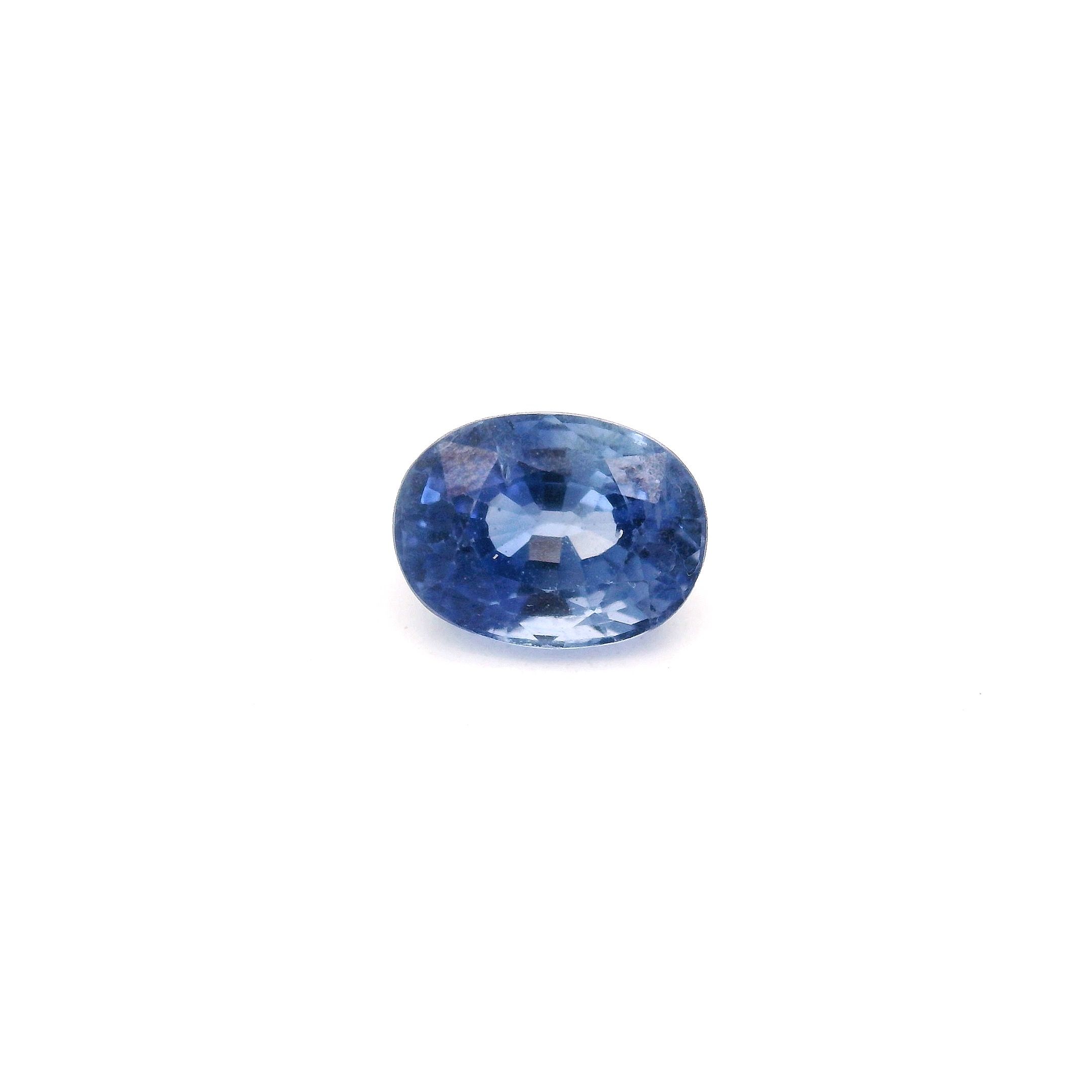 SAPPHIRE FACETED 1.54ct BLUE Medium Intense EC SRILANKA HEATED