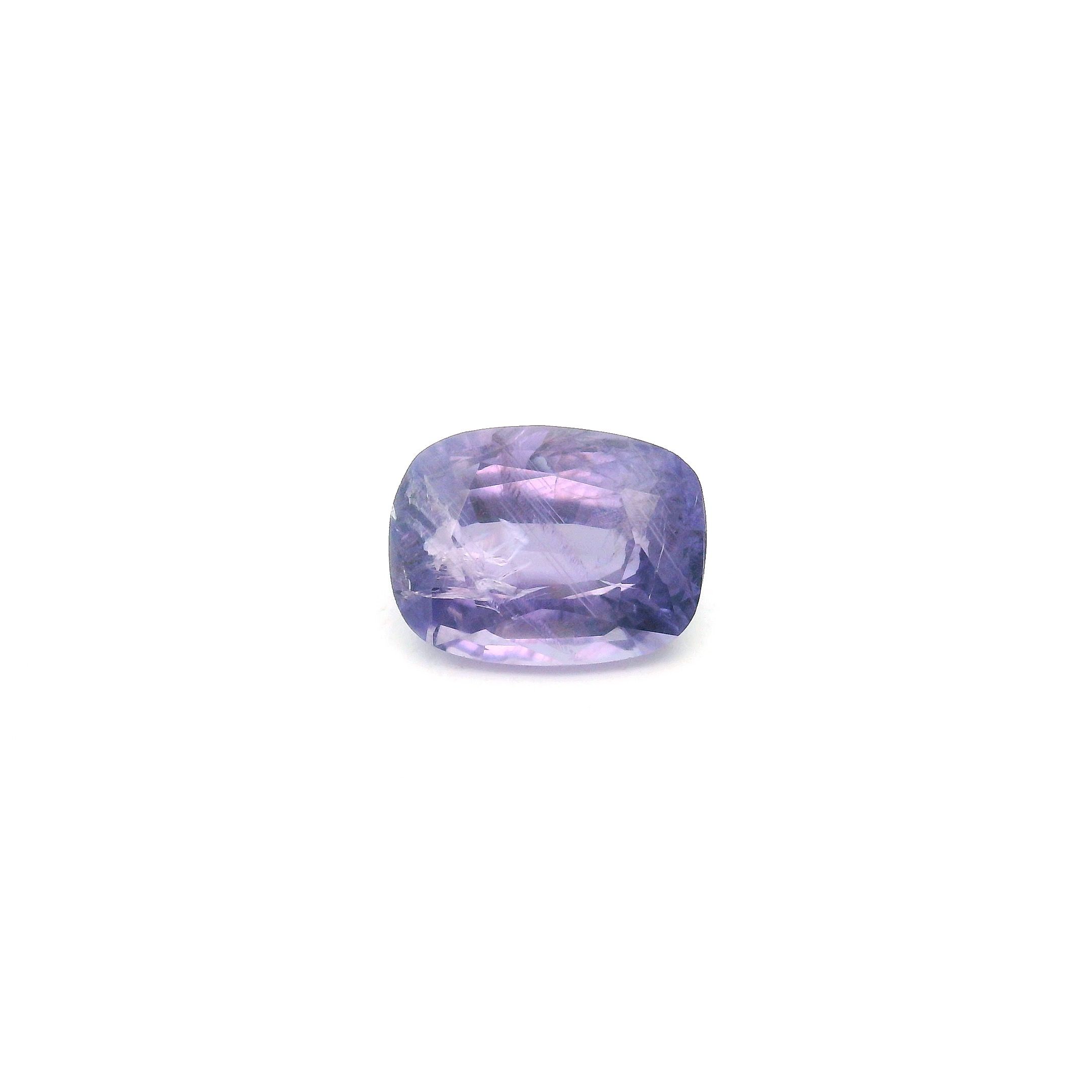 Szafir 1,64 ct, purpurowy, szlif cushion