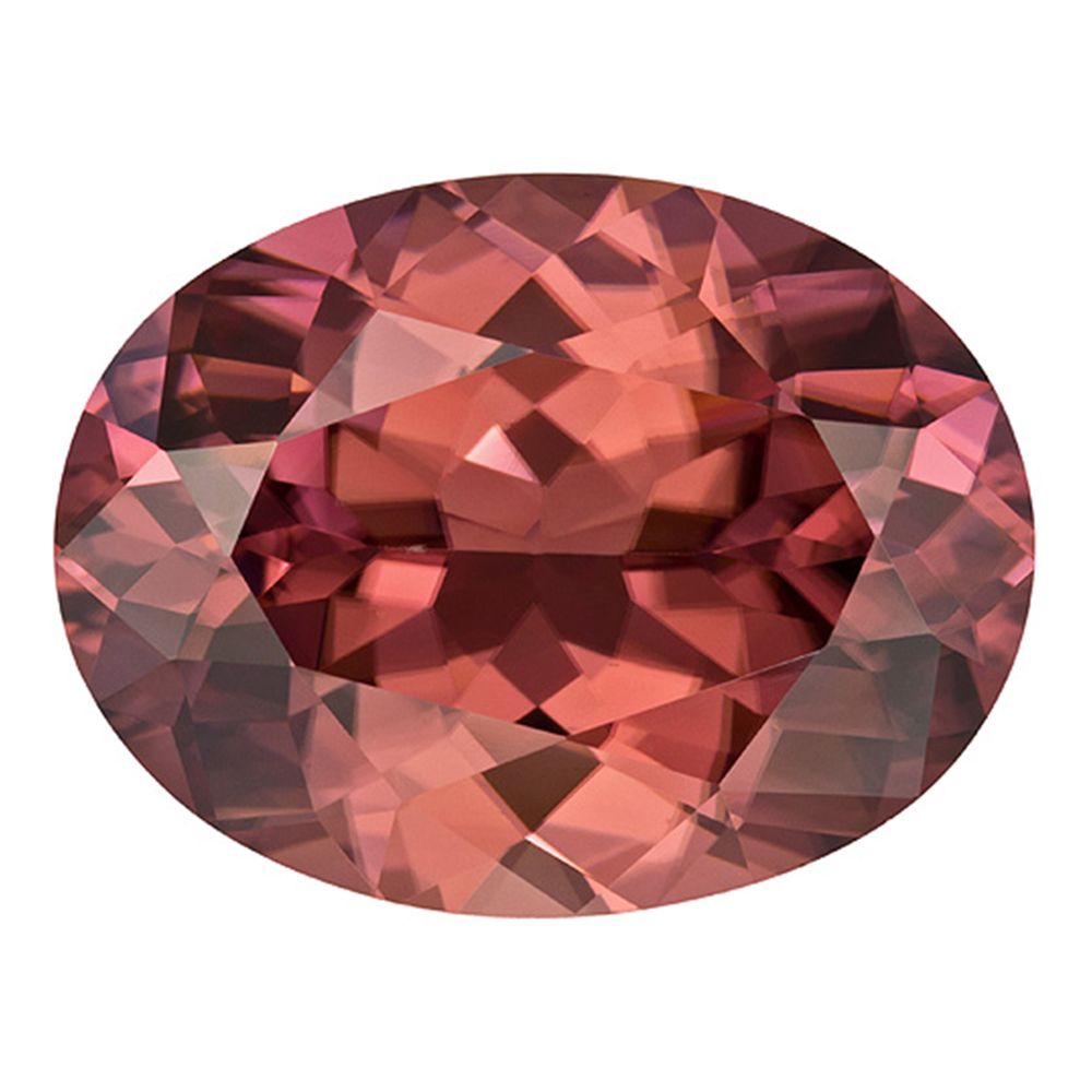 ZIRCON FACETED 12.24ct BROWN EC TANZANIA HEATED