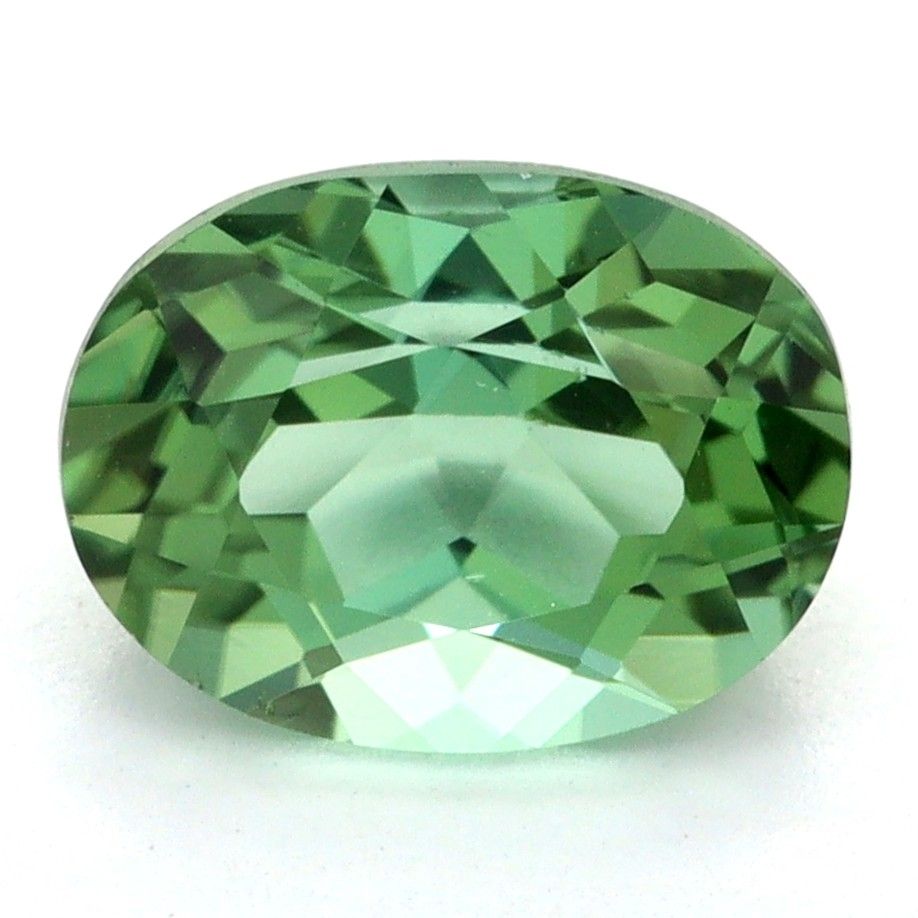 Turmalin 1,57 ct, zielony, szlif owalny
