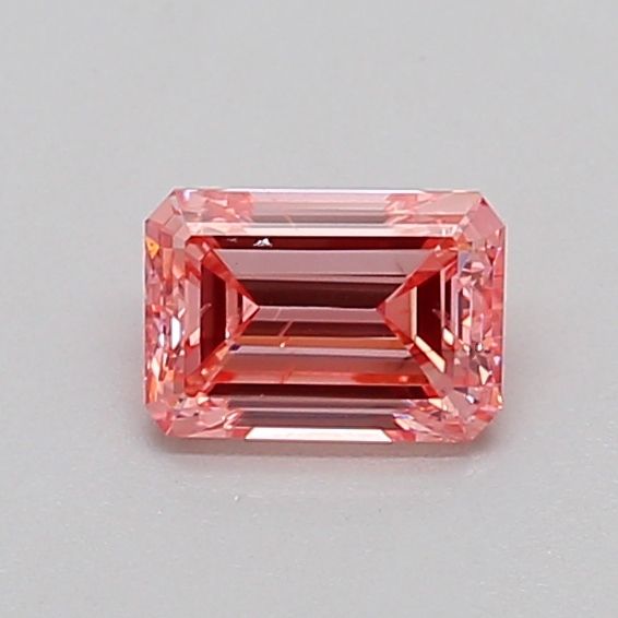 0.5 CT Fancy Vivid Brownish Pink EMERALD