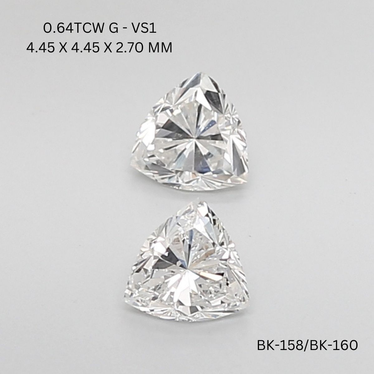 Prírodný diamant trillion,...