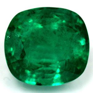 Szmaragd 2,65 ct, zielony, szlif cushion