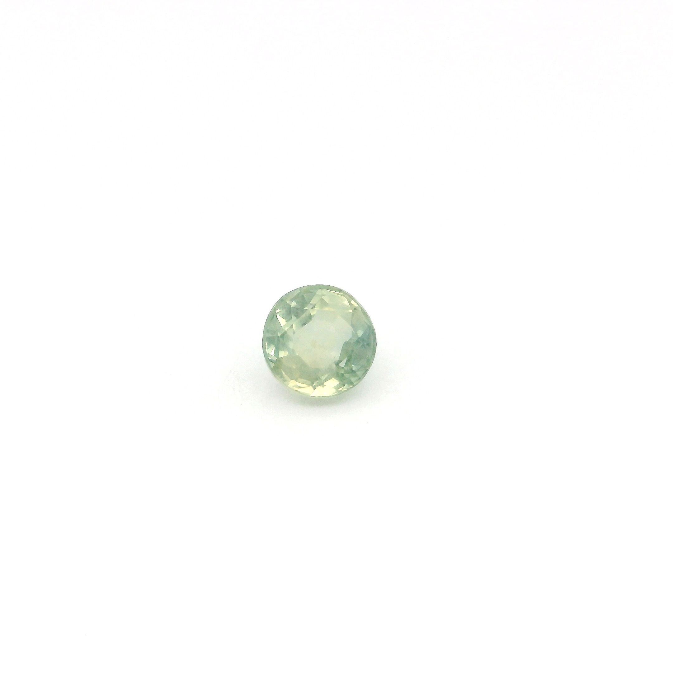 SAPPHIRE FACETED 0.51ct YELLOW light EC UNITEDSTATES NONE