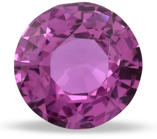 Szafir 1,84 ct, różowy, szlif okrągły