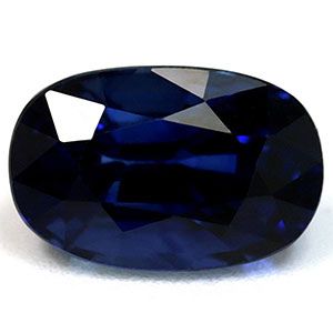 Szafir 1,63 ct, niebieski, szlif cushion