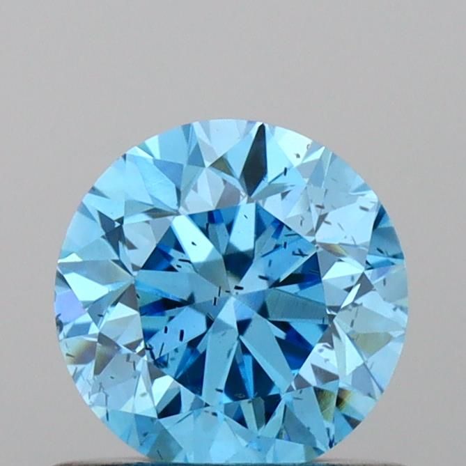0.69 CT Fancy Vivid Blue ROUND