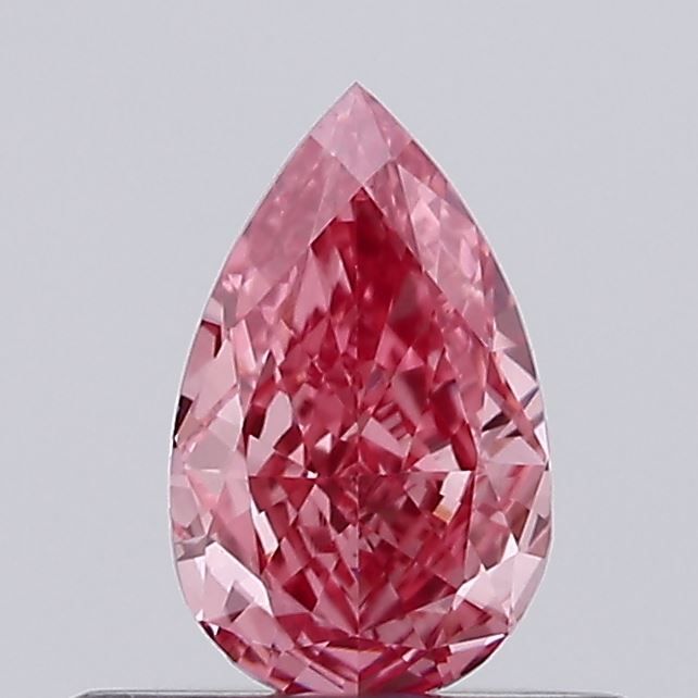 0.38 CT Fancy Vivid Purplish Pink PEAR