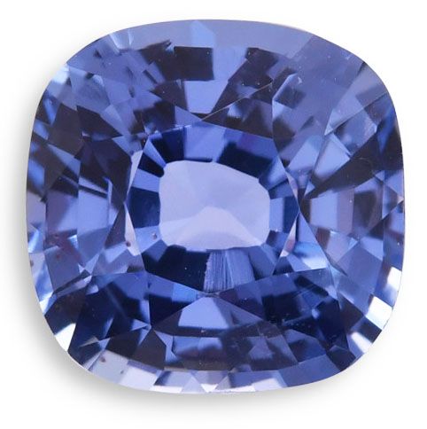 Szafir 3,86 ct, niebieski, szlif cushion