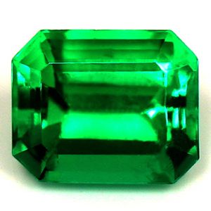 EMERALD FACETED 0.32ct GREEN Intense Green EC COLOMBIA NONE