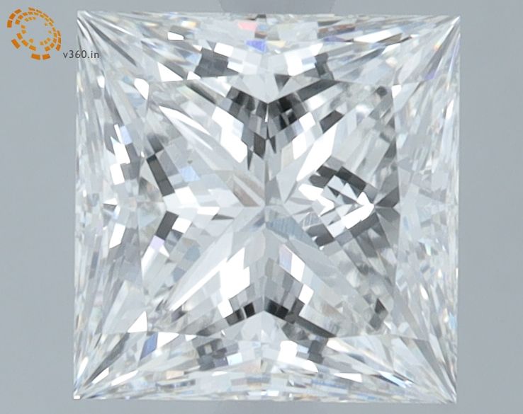 2.16 Carat F VVS2 Princess Lab Diamond