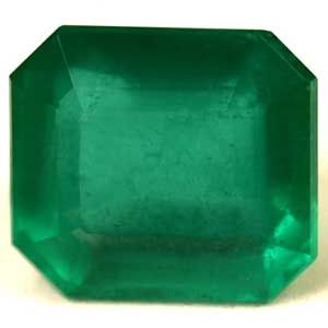Szmaragd 2,26 ct, zielony, szlif szmaragdowy