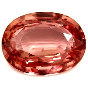 Szafir 4,10 ct, różowy, szlif owalny