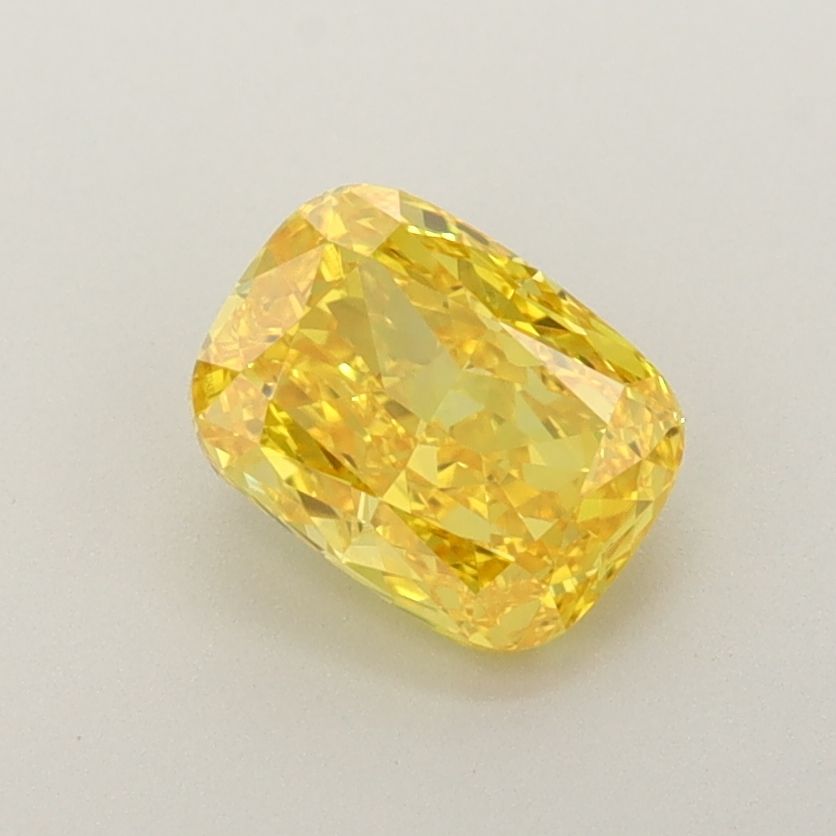 1.03 CT Fancy Vivid Yellow CUSHION MODIFIED