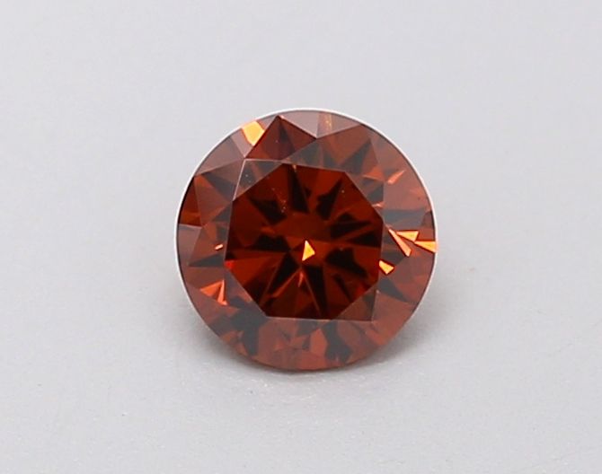0.64 CT Fancy Deep Orange ROUND