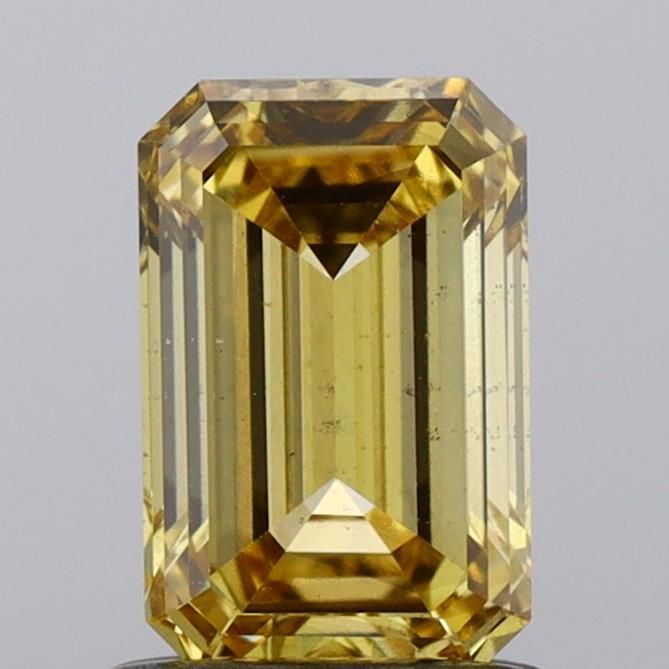 1.01 CT Fancy Vivid Yellow EMERALD