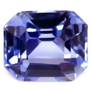 Szafir 1,41 ct, niebieski, szlif szmaragdowy