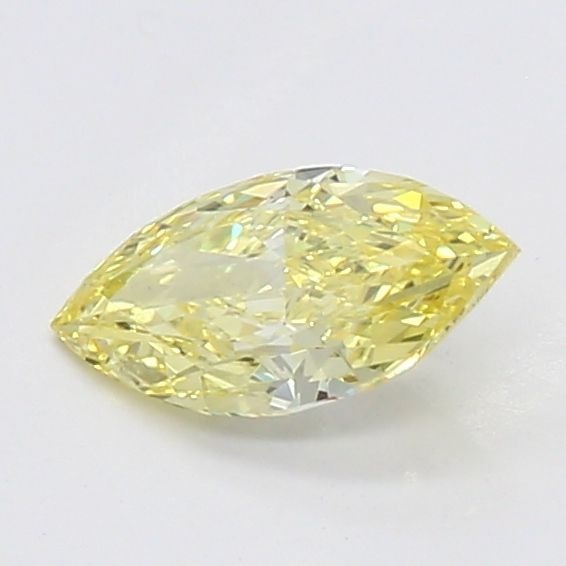 0.36 CT Fancy Vivid Yellow MARQUISE