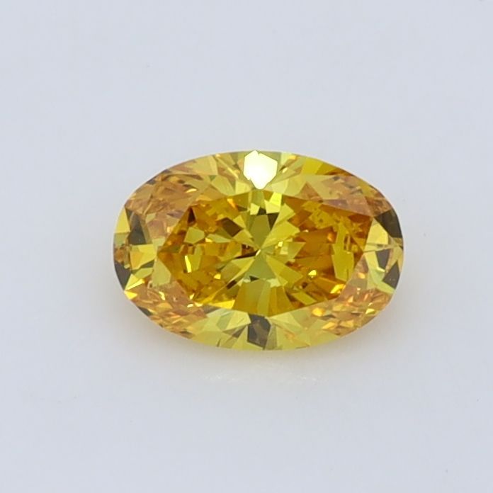 0.41 CT Fancy Vivid Yellow OVAL