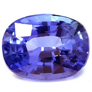 Szafir 3,28 ct, niebieski, szlif owalny