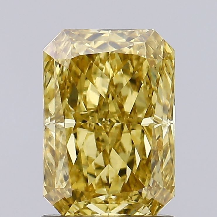 1.24 CT Fancy Vivid Brownish Yellow RADIANT