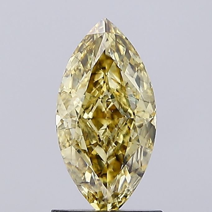 1.38 CT Fancy Intense Yellow MARQUISE