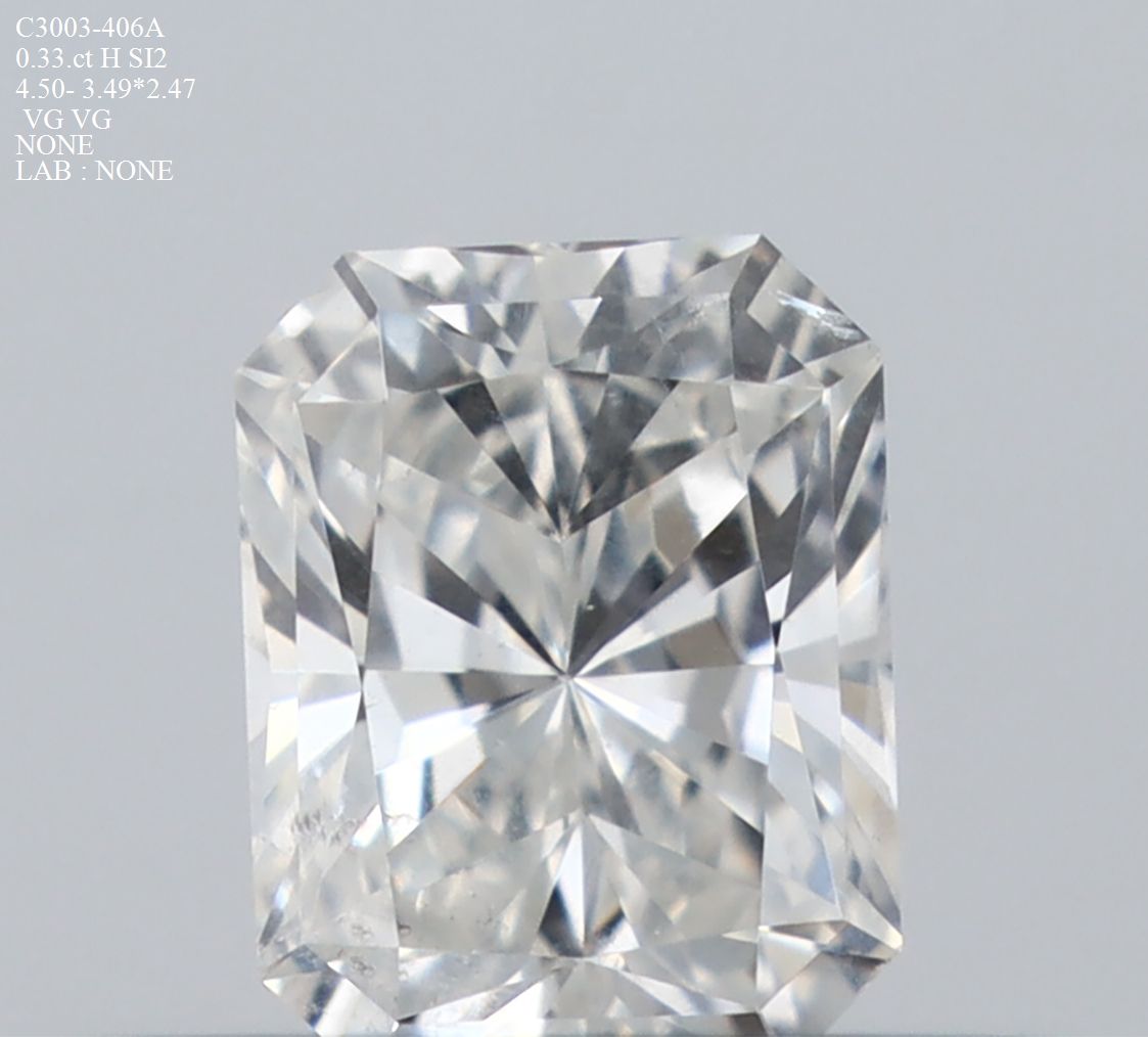 Prírodný diamant radiant,...