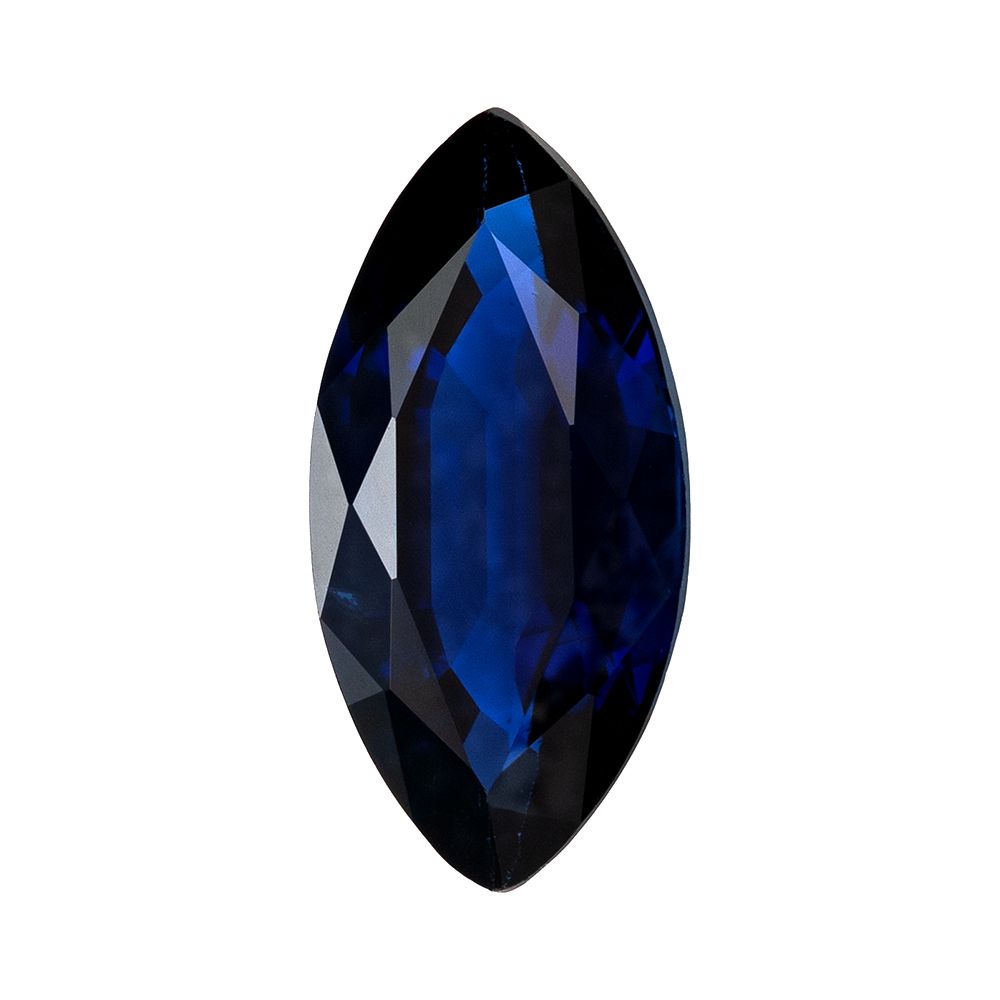 1.34 Carat Blue Marquise Sapphire