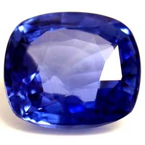 Szafir 1,05 ct, niebieski, szlif cushion