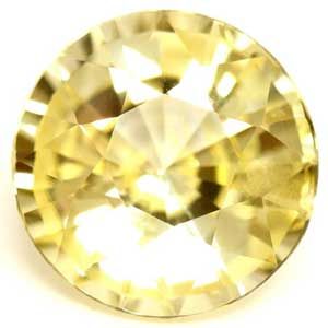 Szafir 1,69 ct, żółty, szlif okrągły