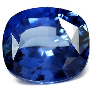 Szafir 5,07 ct, niebieski, szlif cushion