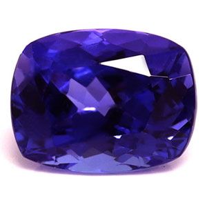 Tanzanit 2,46 ct, niebieski, szlif cushion