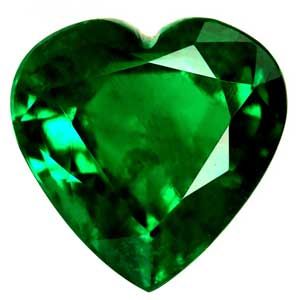 Szmaragd 1,79 ct, zielony, szlif serce