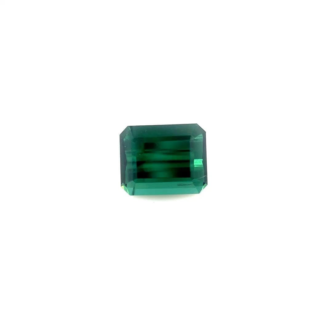 Turmalin 2,32 ct, zielony, szlif szmaragdowy