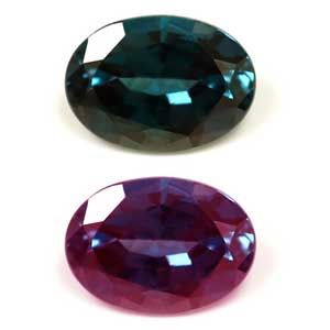 ALEXANDRITE FACETED 0.93ct GREEN Blue Green to Intense Purple EC BRAZIL NONE