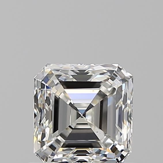 Prírodný diamant asscher, VS2, G,... Prírodný diamant asscher, VS2, G,...